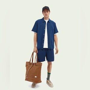 NWT SCOTCH & SODA Striped TENCEL™ Shirt